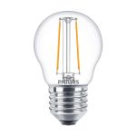 Philips Corepro LED Lustre E27 Kogel Filament Helder 2W 250lm - 827 Zeer Warm Wit | Vervangt 25W
