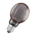 Osram Vintage 1906 LED E27 Globe Filament Smoke 80mm 4W 110lm - 818 Zeer Warm Wit | Dimbaar - Vervangt 12W