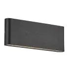 Nordlux Kniver Wandlamp Aluminium Zwart 10W 800lm - 830 Warm Wit