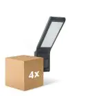 Voordeelpak 4x Steinel LED Breedstraler XLED Home Antraciet 10.5W 550lm - 830 Warm Wit | IP44 - Bewegingssensor - Symmetrisch