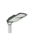 Philips LED Straatverlichting AluRoad Mini Aluminium Grijs 19.6W 3010lm 5x55x150D - 740 Koel Wit | IP66 - Asymmetrisch
